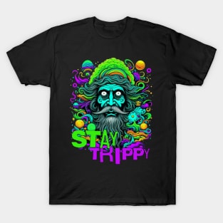 Magic Mushrooms - Stay Trippy - Psychedelic design T-Shirt